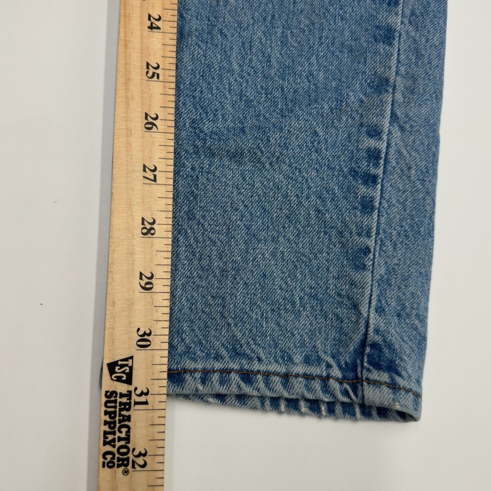 Vintage Levi' Strauss 881 Fit‎ Tab Blue Jeans 1992 orange tab women’s size 12 - Picture 7 of 14